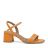 sandales classiques à talons blocs brides arrière pu orange 06 cm