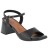 sandales classiques à talons blocs confort cuir noir 07 cm