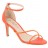 sandales à tamlons brides rondes fines pu orange 08 cm