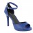 sandales à talons plateforme 1.5 cm pu bleu cobalt 11 cm