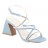 sandales à talons blocs brides strass textile et strass bleu jean clair 09 cm