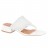 entredoigts textile et petits talons carrés pu et textile blanc cassé 03 cm