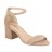 sandales classiques à talons blocs nubuck taupe 06 cm