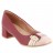 AJ0112 - CUIR - ROUGE ET ROSE - 