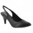 escarpin sling-back pu noir 07 cm