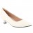 escarpin trotteur pu blanc cassé 04 cm