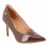 escarpins confort coupe classique cuir vernis marron 09 cm