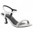 AM0201 - CUIR ET STRASS - ARGENT