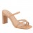 mules entredoigts talons larges et étroits pu beige 09 cm
