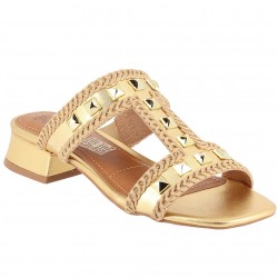 mule petit talon bloc pu et...