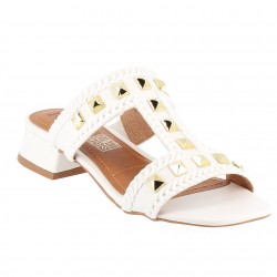 mule petit talon bloc pu et...