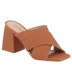 mule brides croisées talon...