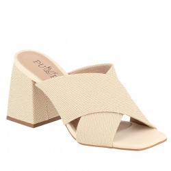 mule brides croisées talon...